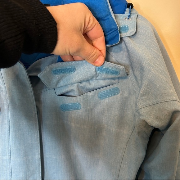 Marmot Waterproof Blue Plaid Ski Jacket Size S - Picture 4 of 16